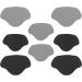 Doitool 8pcs Sneaker Heel Stickers | Glue Heel Pads & Liners for Sneaker Repair - Black & Gray - Buy Online on GoSupps.com