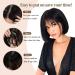 Clip in Wispy Bangs Hair Extensions - Natural Medium Brown Human Hairpieces for Women - Buy Online on GoSupps.com