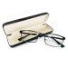 Blue Light Blocking Reading Glasses for Men Metal Quality Classic Frame Computer Readers UV400 Protect Spring Hinges (matte black, 2.5) Matte Black 2.5 x