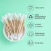 R-NEU 400 Bamboo Cotton Swabs - Dual Tipped, 100% Biodegradable, Natural Cotton Qtips (400 Count) - Ideal for Ears, Makeup, Cleaning, Home, and Baby Care - Buy Online on GoSupps.com