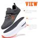 ASHION Kids Air Sneakers - Arch Support, Lightweight Sport Shoes for Boys & Girls - 10 Little Kid Energy Grey Orange - Buy Online on GoSupps.com