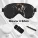 Cute Black Pug Dog Mask - Adjustable Sleep Mask for Travel Meditation & Relaxation | Soft & Breathable Blindfold - Buy Online on GoSupps.com