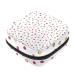 Bright colorful circles around spray pattern women binding storage bag menstrual bag portable menstrual cup pocket with zipper for teenagers girls women women color 9