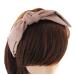 axy headband with bow ladies hairband vintage fabric with light shine hairband headband hairband HRS2 (beige)