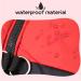 Warm Waterproof Dog Coat for Small & Medium Dogs | Winter Jacket with D-Ring | Red Windproof Dog Jacket - Buy Online on GoSupps.com