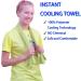 Rose Pink Cooling Towel for Neck & Face - 15.7 x 43.3 inches | Quick Dry Sweat Towel for Hot Weather, Gym, Fitness, Camping & Yoga - Buy Online on GoSupps.com