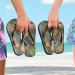 Mnsruu Gray Pineapple Flip Flops - XL Comfort Footwear for Home Hotel Spa & Travel | Unisex Essential for Men & Women - Buy Online on GoSupps.com