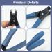 Thick Nail Clippers Set with Metal File - Heavy Duty Toenail Clippers for Men and Women (Blue) - Buy Online on GoSupps.com