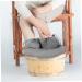 FRCOLOR Thermal Insulation Foot Bath Cover Bucket Holder Foot Bucket Protector Sauna Foot Bath Accessory Bucket Sleeve Dual Bucket Foot Basin Cover Foot Soaking Dual Basin Cover 26.00X26.00X15.00CM Grey - Buy Online on GoSupps.com