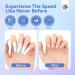 SAVILAND 10ml Nail Glue Remover with Castor Oil & Vitamin E - False Nail Acrylic Tips Removal Kit with Cuticle Pusher & Fork | False Nails Accessories - Buy Online on GoSupps.com