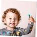 Minkissy 360-Degree Toothbrush Set for Toddlers - Silicone Baby Toothbrushes for Children - Travel-Friendly Toothbrushes (2 Pack) - Buy Online on GoSupps.com