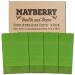 Extra Long (36 Inches) Exfoliating Bath Cloth/Towel (4 Pack) Nylon Bath Cloth/Towel Stitching on All Sides for Added Durability (Green)