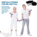 LIN Diabetic Socks for Men & Women | Non-Binding Circulatory Extra Wide Top | 12 Pairs Crew/Snow White - Buy Online on GoSupps.com