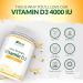 Vitamin D3 4000 IU 365 Softgel Capsules - Full Year Supply | Quadruple Strength Supplement for Easy Swallowing - Buy Online on GoSupps.com