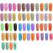 Dokpav 144 Pcs Nail Vinyl Stencils Set - 72 Unique Designs for Nail Art Decoration | DIY Nail Design Tools Decals - 24 Sheets - Buy Online on GoSupps.com