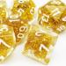Haxtec Gold Glitter DND Dice Set - 7PCS Polyhedral Dungeons and Dragons Dice for Roleplaying Games - Buy Online on GoSupps.com