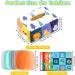 BKKE Montessori Baby Toys - Dinosaur Tissue Box with 8 Colored Cloth & 6 Crackling Papers for 18+ Months Girls - Buy Online on GoSupps.com