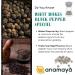 Black Pepper Corns by Anamaya | Black pepper Whole | Sabut Kali Mirch | Pure and Natural | Grown and Harvested in Meghalaya North East India | Packed in reasealable standup zipper pouch | 500 Gms (2) - Buy Online on GoSupps.com