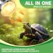 TobeBright Reptile Heat Lamp Bulb 80W Dimmable UV Bulb E27 Warm White Light Basking Spot Bulb UVA UVB Bulb Heat Bulb for Reptiles Habitats Puppy Terrarium and Vivarium-1Pack - Buy Online on GoSupps.com