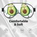 Sleep Mask Eye for Men & Women - Reusable Soft Blackout Eye Mask for Better Sleep Travel Camping & Unique Avocado Gift - Buy Online on GoSupps.com