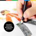 48 ct Oil Pastel Pencils for Artists - Soft Core Colored Pencils for Drawing, Sketching, and Adult Coloring - Skin Tone Set in Cyclindrical Box - Buy Online on GoSupps.com