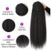 Hair Chignon Long Curly Shaggy Ponytail Hair Extensions Natural Black with Drawstring Hair Comb Ponytail Hair Bun for Black Women Messy Bun Hair Piece (Color : Black Size : 22 inch) - Buy Online on GoSupps.com