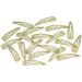 HAARallerliebst Hair Clips - 20 Shimmering Gold Clips (5 cm) with White Storage Box | International Shipping - Buy Online on GoSupps.com