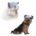 Dog baseball caps - Basecap adjustable sunscreen - hat dog cap with ear holes - dog sun hat used for sun protection - dog hat suitable for small medium and large dogs (s blue) s blue