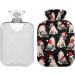 Christmas Dog Hot Water Bottle | 1L Heat Bottle for Pain Relief | Hand & Foot Warmer | Bed Warmers for Headaches & Back Pain - Buy Online on GoSupps.com