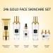 24K Gold Skincare Set 5 Piece Moisturizing Face Skin Care Kit with Facial Cleanser Face Serum Face Cream Face Lotion Face Toner 24K Women Skincare Set For All Skin Types - Buy Online on GoSupps.com