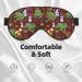 Frogs and Mushrooms Sleep Mask | Adjustable Double-Sided Eye Mask | Soft Sleep Covers for Relaxation & Eye Edema Relief - International Shipping Available - Buy Online on GoSupps.com