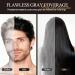 HOUSN Black Hair Dye Shampoo 3in1 hair color shampoo against gray hair simple gray coverage and hair care easy to use semipermanent black hair color shampoo for men and women - Buy Online on GoSupps.com