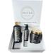 Prestige Hair Box STIMULATE RANGE - Trio Shampoo + Mask + Serum + Free blow-dry hair brush - CASTOR OIL - NO A HAIR - Buy Online on GoSupps.com