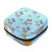 Guantierendiy Sanitary Napkin Storage Bag Portable Period Bag for Women Teen Girls Raccoon Maple Leaf Menstrual Cup Pouch Nursing Pad Holder (Multicolor) Color 1