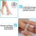 Neerix 2 Couples Hedgehog Massage Set | 10pc Acupressure Ring & Fitness Nop Ball for Foot Hand & Back Muscle Relief - Magnetic Acupressure Balls (Silver) - Buy Online on GoSupps.com