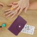Lurrose Purple Nail Art Stamp Plate Holder - Organize Your Stamping Plates Collection for Perfect Manicures - Buy Online on GoSupps.com
