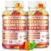 DUCRKACS Potassium Citrate Gummies - 1200mg Chewable Potassium Supplement for Men & Women - Supports Leg Cramps & Muscle Health 120 Count