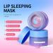 Lip Sleeping Mask with Vitamin C & Shea Butter - Overnight Hydrating Treatment for Dry Flaky Lips - Long-Lasting Nourishes Moisturizes with Coconut and Jojoba Oils Non-Sticky Lip Care (Blueberry) - Buy Online on GoSupps.com