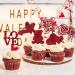 Valentine's Day Cupcake Toppers 12pcs Red Glitter Happy Valentines Day Cake Topper Love Heart Valentine Cupcake Picks for Valentine Theme Party Wedding Engagement Cake Decorations A7AXZTCQ - Buy Online on GoSupps.com