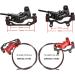 CooMeng Zoom H876E Electric Power-Off Hydraulic Brake Set with 180mm Rotors | Pre-Bled Disc Brake for eBike/E-Scooter | Black - Buy Online on GoSupps.com