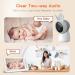 Arenti Video Baby Monitor with 2K Ultra HD Camera, 5 Display, Night Vision, Lullabies, Two Way Talk - White - Buy Online on GoSupps.com
