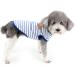 Shop Zweitea Summer Dog Shirts for Small Dogs | Breathable Striped Cotton T-Shirts for Puppies & Chihuahuas - Buy Online on GoSupps.com