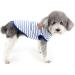 Zweitea Summer Dog Shirts for Small Dogs | Striped Breathable Cotton Tanks | Soft Pet Clothing for Puppies & Chihuahuas - Buy Online on GoSupps.com