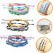 VALICLUD 9 Pcs Wax Thread Bead Bracelet Beads Women's Anklet Delicate 22x1CMx3pcs Assorted Colorx3pcs - Buy Online on GoSupps.com