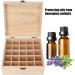 Potruwe Essential Oils Storage Box - 25 Compartment Pinwood Holder for Oil Bottles | International Shipping - Buy Online on GoSupps.com