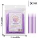 Cotton Swabs Eyelash Lash Applicator Brush Eyelash Swabs | Eyelash Applicator Soft Applicator Brush Eye Lashes Mascara Wands Mascara Brush Stick Purple - Buy Online on GoSupps.com