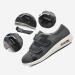 Adjustable Closure Diabetic Shoes for Men & Women - Air Cushion, Breathable Mesh, Swollen Feet Relief - Light Gray, Size 11 - Buy Online on GoSupps.com
