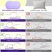 KEEPMOV Cervical Memory Foam Pillow - Pain Relief Neck Pillows - Ergonomic Support for Neck and Shoulder - Contour Bed Pillow for Side, Back, Stomach Sleepers - Buy Online on GoSupps.com