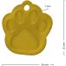 Personalized GOLD Dog Tag Paw - Custom Engraving Small 26mm | International Shipping - Buy Online on GoSupps.com