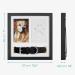 Navaris Pet Paw Print Kit Frame - 3-in-1 - Dog Paw Print Kit - Cat Paw Print Clay Kit for Home Decoration - Puppy Photo Frames for Wall Hanging and Decor Black - Buy Online on GoSupps.com